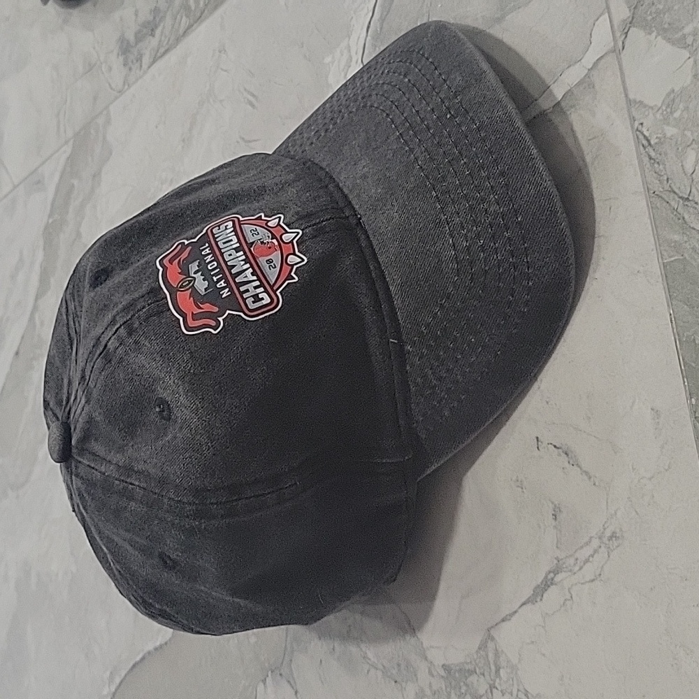 Georgia Bulldogs 2022 National Champions Hat Cap New, Distressed Black W…